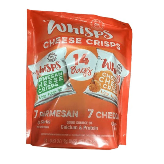 Whisps Cello Variety Paremsean and Cheddar, 14 Count, 8.82 Ounces - ShelHealth.Com