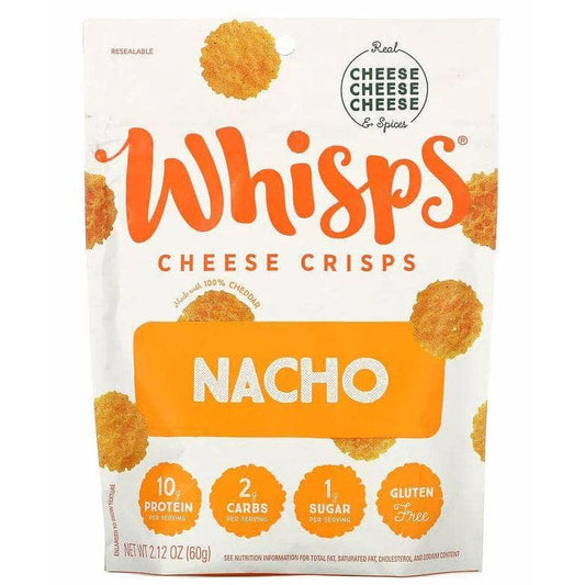 WHISPS WHISPS Nacho Cheese Crisps, 2.12 oz
