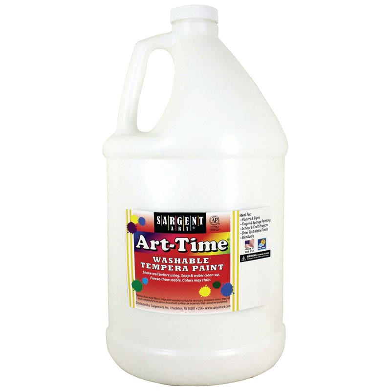 White Art-Time Washable Paint Glln (Pack of 2) - Paint - Sargent Art Inc.