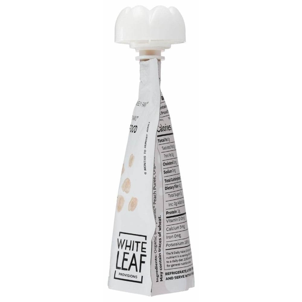 WHITE LEAF PROVISIONS Baby > Baby Food WHITE LEAF PROVISIONS Baby Food Peach Oat, 3.17 oz