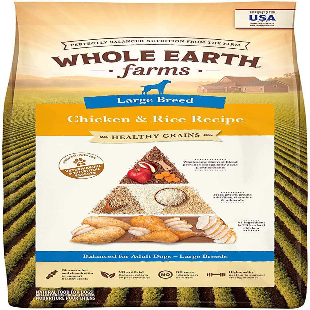 Whole Earth Dog Grain Lbr Chicken N 12Lbs - Pet Supplies - Whole