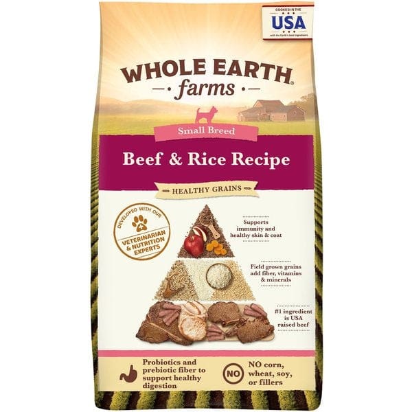 Whole Earth Farms Dog Grain Beef 4lbs. - Pet Supplies - Whole