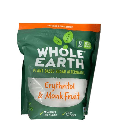 Whole Earth Whole Earth Plant-Based Sugar Alternative, Erythritol & Monk Fruit, 32 oz.