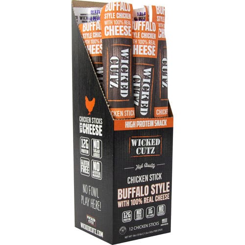 Wicked Cutz Chicken Sticks With Cheese Buffalo Style 12 ea - Wicked Cutz