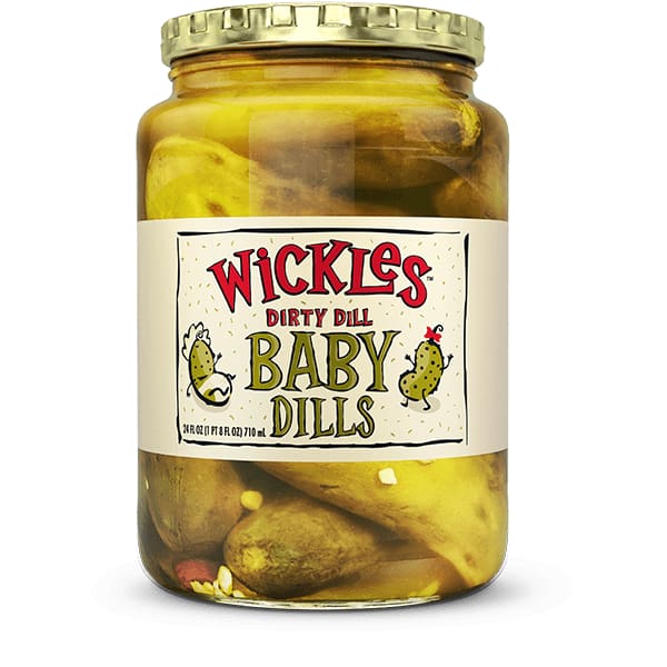 WICKLES Wickles Dirty Dill Baby Dills, 24 Oz