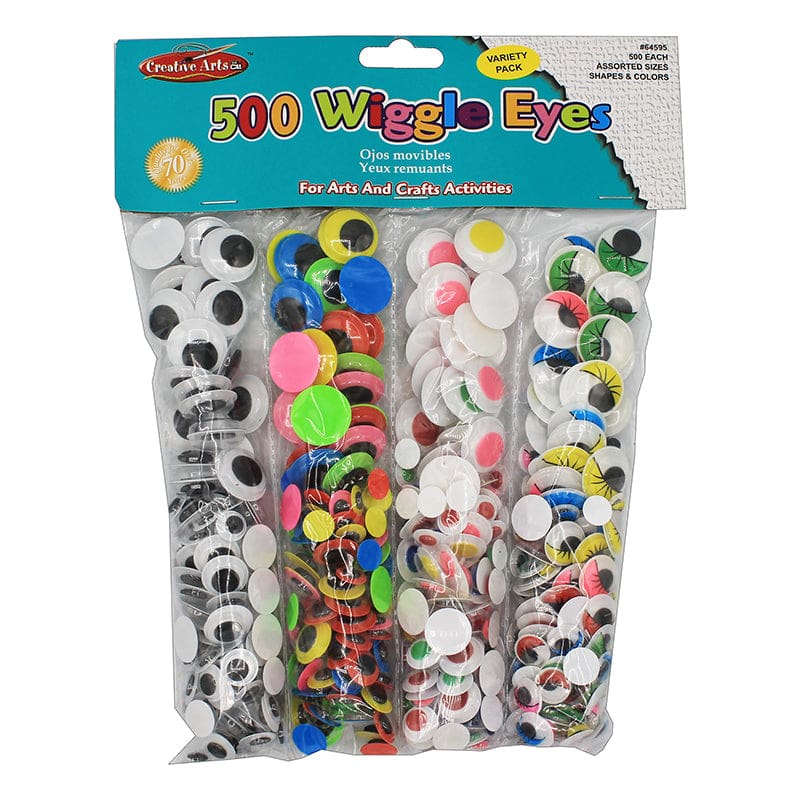 Wiggle Eyes Classpack (Pack of 2) - Wiggle Eyes - Charles Leonard