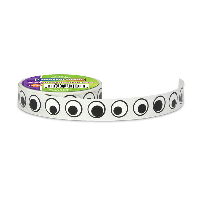 Wiggle Eyes Stickers On A Roll Blk (Pack of 6) - Wiggle Eyes - Dixon Ticonderoga Co - Pacon