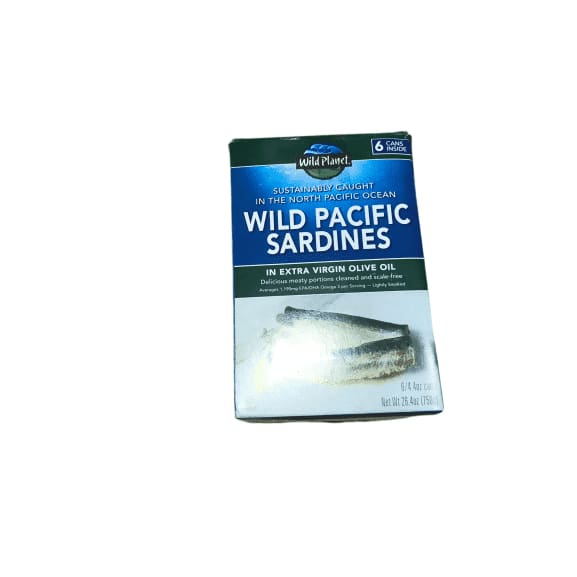 Wild Planet Sardines in Extra Virgin Olive Oil, Keto and Paleo, 4.4 Ounce  (Pack of 6) - ShelHealth.Com
