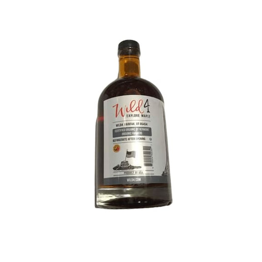 Wild4 Organic Maple Bourbon Barrel Aged Syrup 25.4 oz - ShelHealth.Com