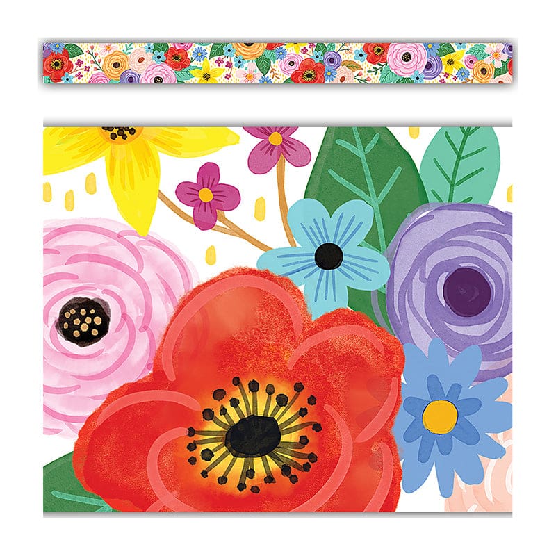 Wildflowers Straight Border Trim (Pack of 10) - Border/Trimmer - Teacher Created Resources