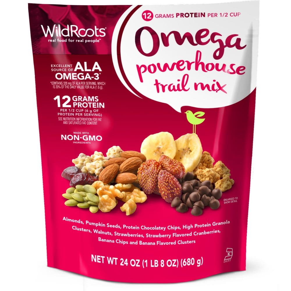 WildRoots Omega Powerhouse Trail Mix (24 oz.) - Trail Mix & Nuts - WildRoots Omega