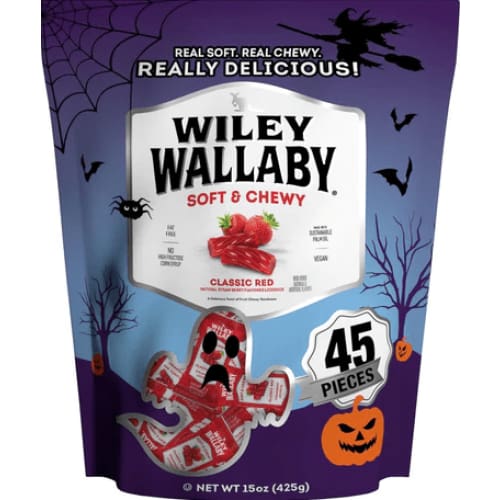 WILEY WALLABY Grocery > Snacks WILEY WALLABY: Halloween Classic Red Licorice, 15 oz