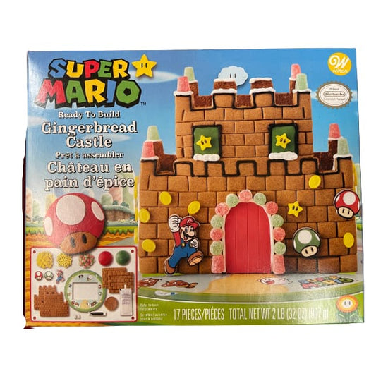Wilton Build-it-Yourself Super Mario by Nintendo Gingerbread Castle Decorating Kit 32 oz. - Wilton