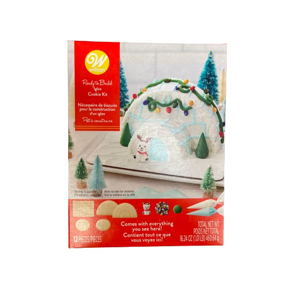 Wilton Ready to Build Winter Igloo Cookie Kit 12-Piece - Wilton