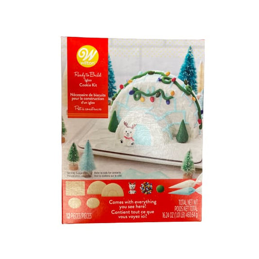 Wilton Ready to Build Winter Igloo Cookie Kit 12-Piece - Wilton