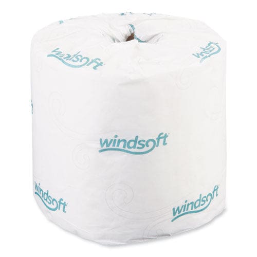 Windsoft Bath Tissue Septic Safe Individually Wrapped Rolls 2-ply White 400 Sheets/roll 24 Rolls/carton - Janitorial & Sanitation -
