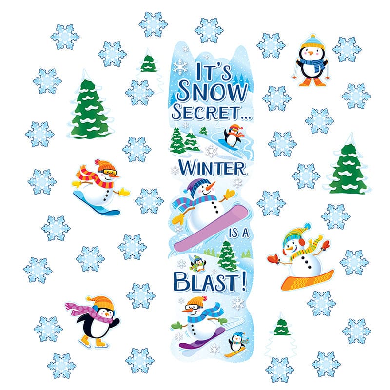 Winter Allinone Door Decor Kits (Pack of 6) - Holiday/Seasonal - Eureka