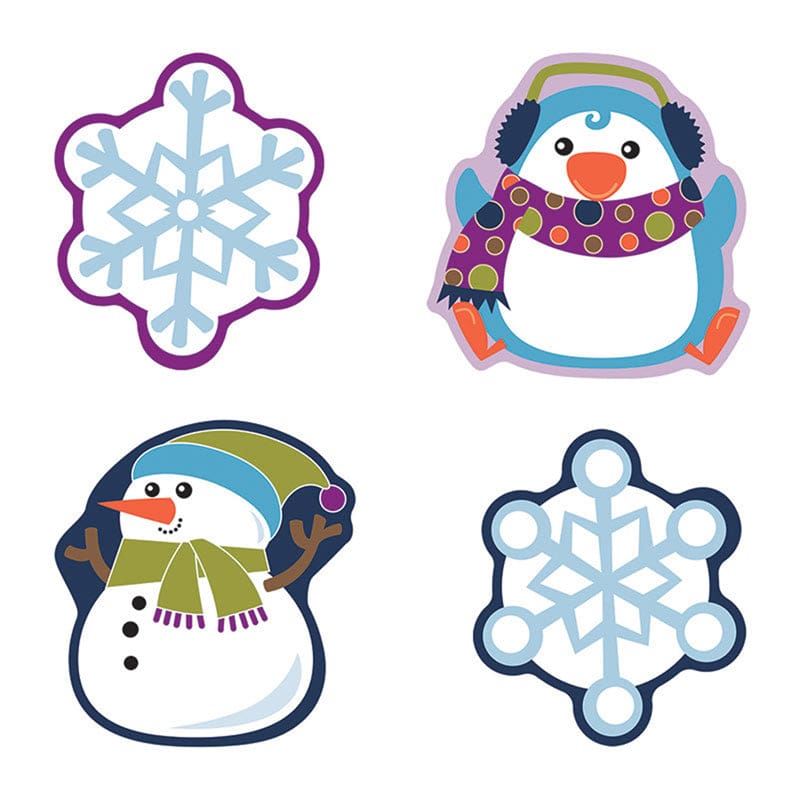 Winter Mix Cut Outs (Pack of 8) - Holiday/Seasonal - Carson Dellosa Education