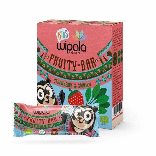 WIPALA Wipala Strawberry Spinach Fruity Bar, 0.88 Oz