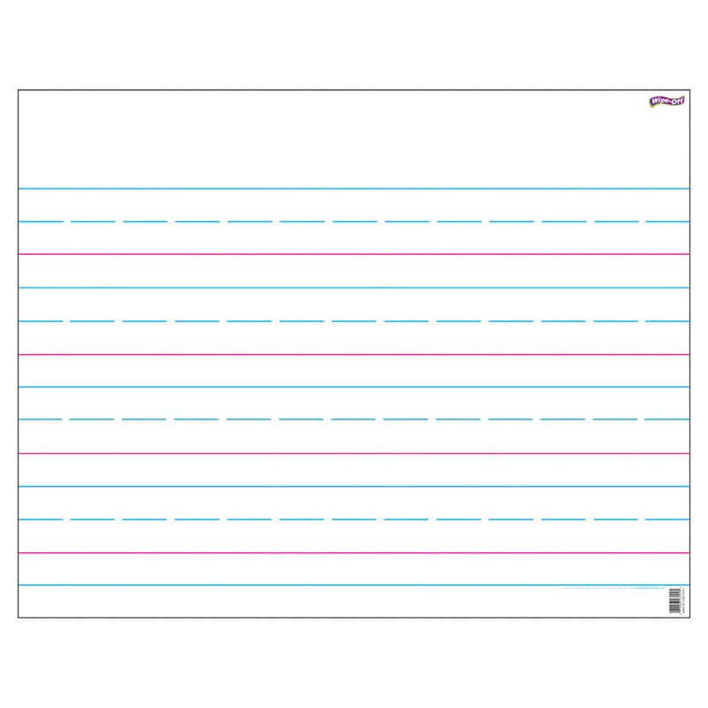 Wipe-Off Chart Handwriting Paper 22 X 28 (Pack of 10) - Language Arts - Trend Enterprises Inc.