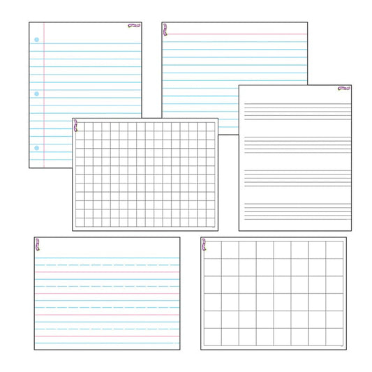 Wipe Off Papers & Grids Combo Pack - Dry Erase Boards - Trend Enterprises Inc.
