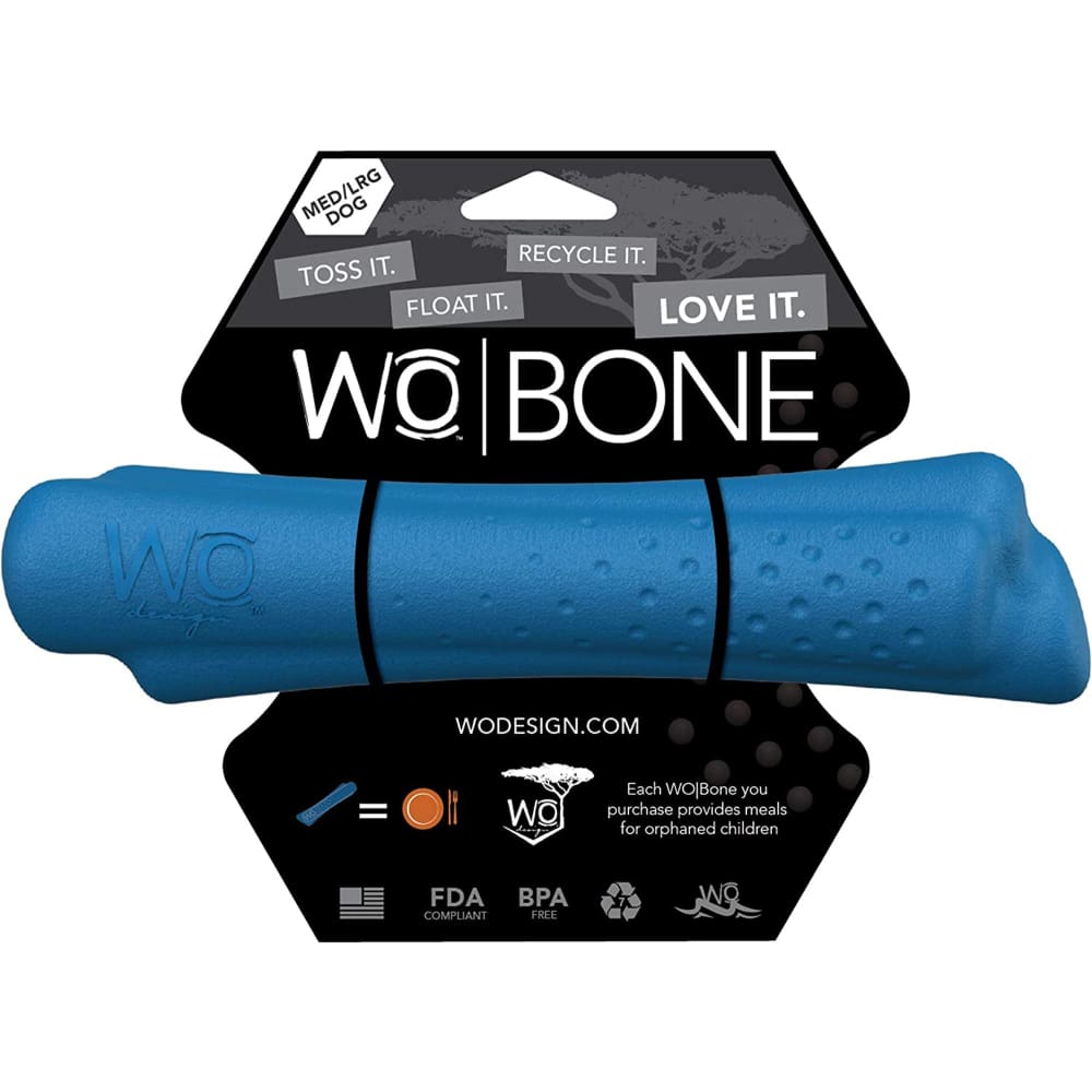 Wo Dog Bone Blue Large - Pet Supplies - Wo