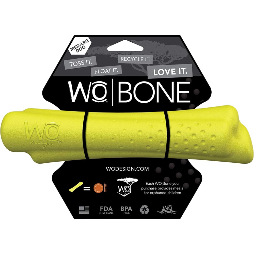 Wo Dog Bone Yellow Large - Pet Supplies - Wo