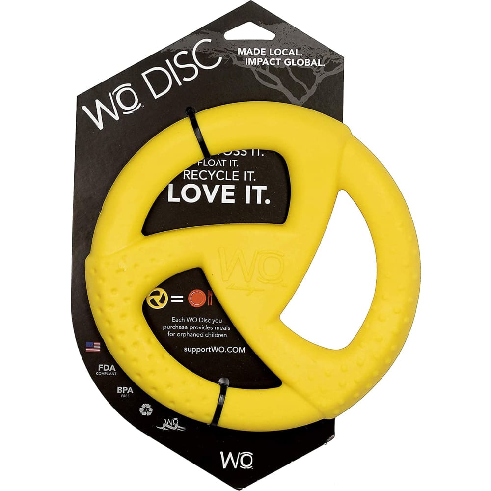 Wo Dog Disc Yellow - Pet Supplies - Wo