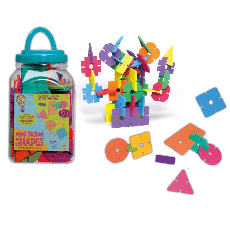 Wonderfoam Mini Design Shapes - Blocks & Construction Play - Dixon Ticonderoga Co - Pacon