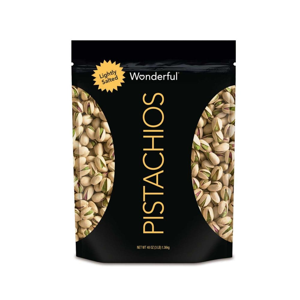Wonderful Pistachios Roasted Lightly Salted (48 oz.) - Trail Mix & Nuts - Wonderful Pistachios,