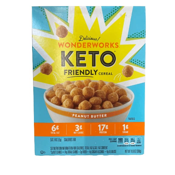 WonderWorks Wonderworks Keto Friendly Cereal, Peanut Butter, 10.6 oz