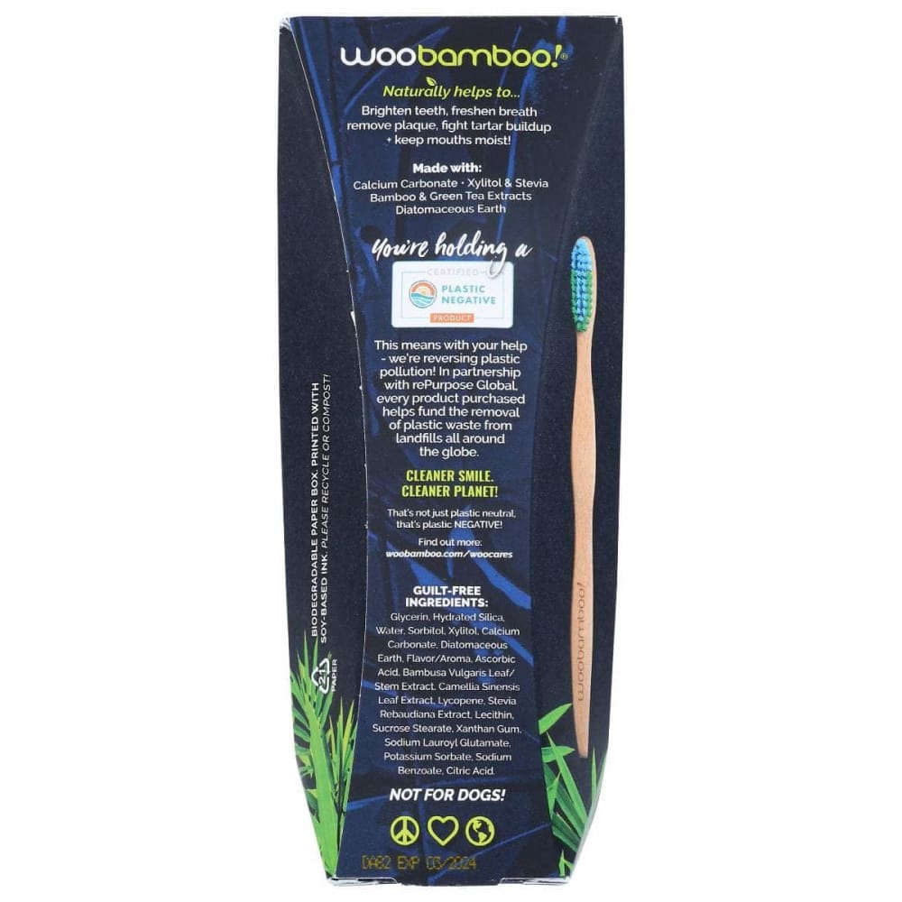 WOOBAMBOO Beauty & Body Care > Oral Care > Toothpastes & Toothpowders WOOBAMBOO Toothpaste Bubble Berry, 4 oz
