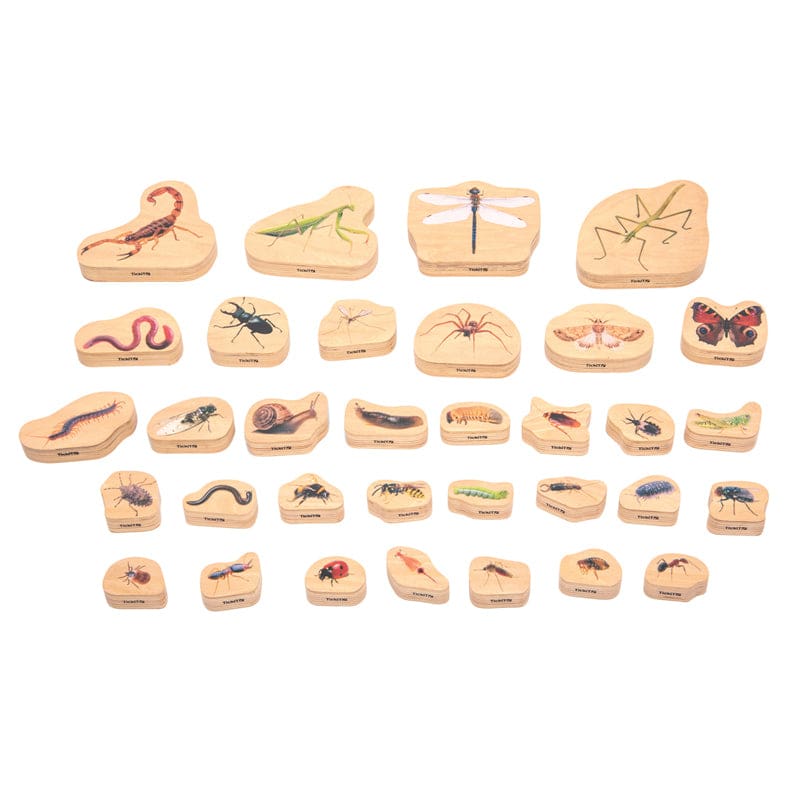 Wooden Minibeast Blocks - Animals - Learning Advantage