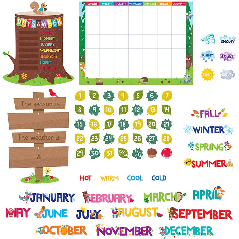 Woodland Friends Calendar St (Pack of 3) - Calendars - Creative Teaching Press