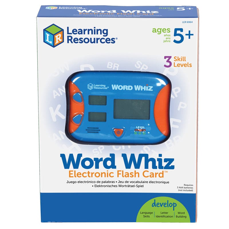 Word Whiz Electronic Flash Card - Language Arts - Learning Resources