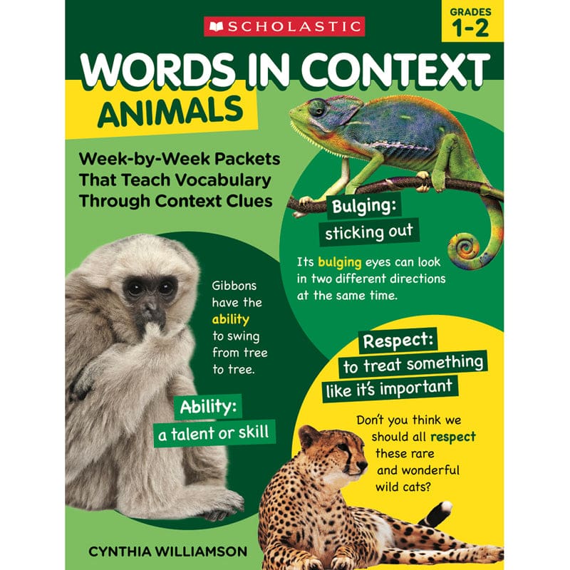 Words In Context Animals (Pack of 2) - Word Skills - Scholastic Teaching Resources