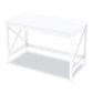 Workspace by Alera Farmhouse Writing Desk 47.24 X 23.62 X 29.53 White - Furniture - Workspace by Alera®