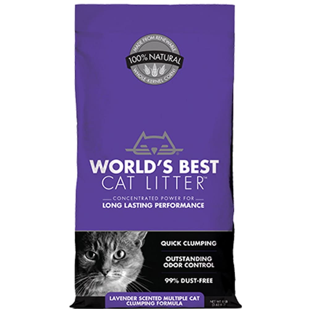 World Best Cat Scented Multi Lavender 28Lb - Pet Supplies - World