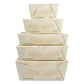 World Centric No Tree Folded Takeout Containers 26 Oz 4.2 X 5.2 X 2.5 Natural Sugarcane 450/carton - Food Service - World Centric®