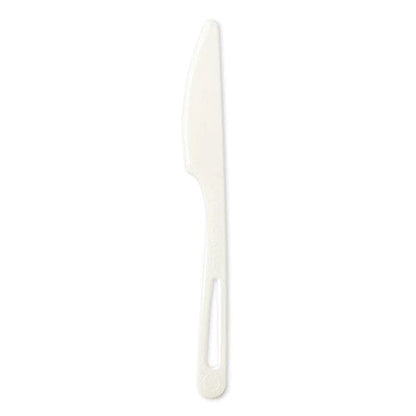 World Centric Tpla Compostable Cutlery Knife 6.7 White 1,000/carton - Food Service - World Centric®