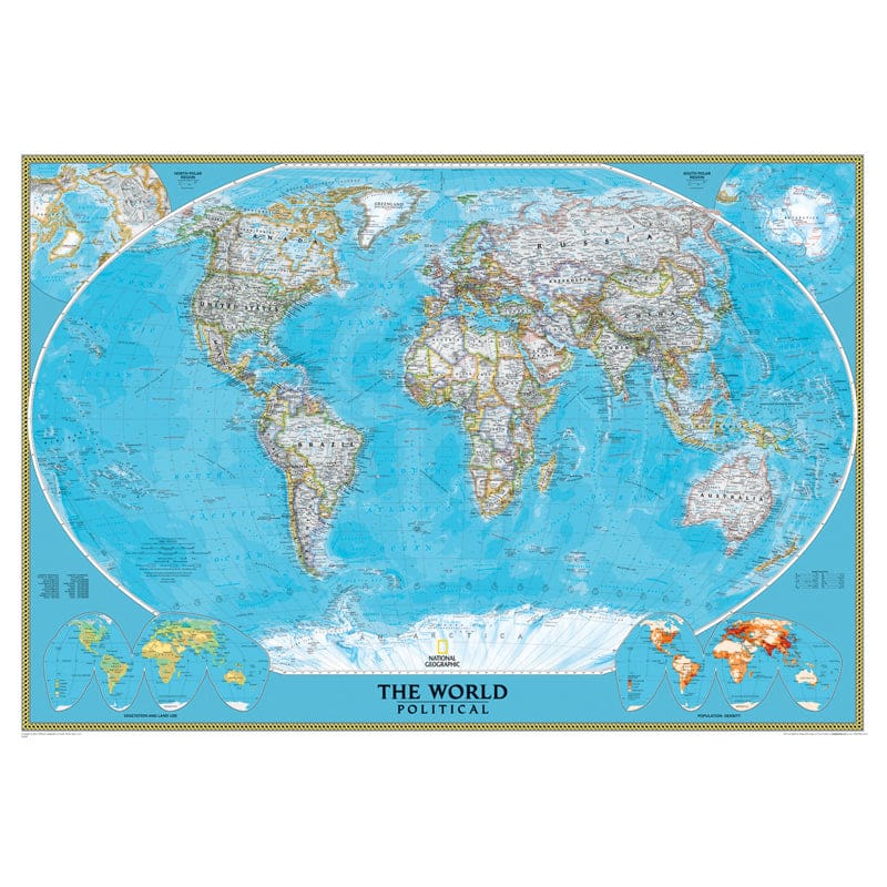 World Mural Map - Maps & Map Skills - National Geographic Maps