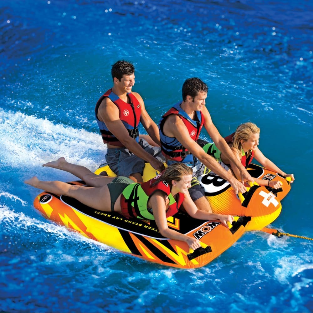 WOW Sports Bolt Towable Tube for Boating 1 to 4 person - Water Sports Equipment - WOW