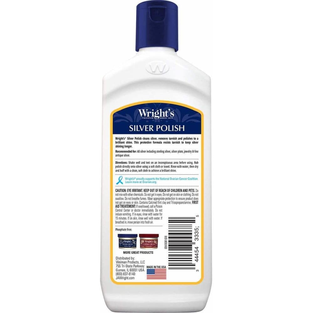 WRIGHTS Householder Cleaners & Supplies WRIGHTS: Silver Polish, 7 oz