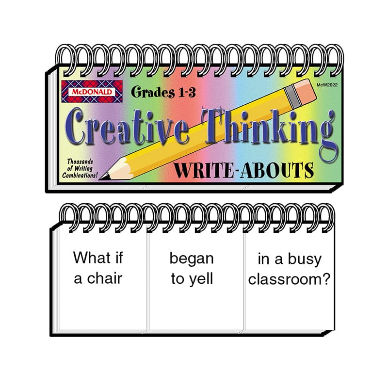 Write-Abouts Creative Thinking Gr 1-3 (Pack of 6) - Writing Skills - Teacher Created Resources