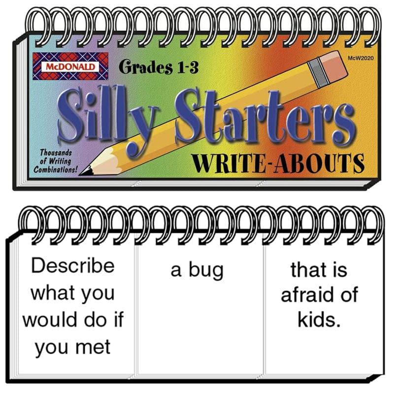 Write-Abouts Silly Starters Gr 1-3 (Pack of 6) - Writing Skills - Teacher Created Resources