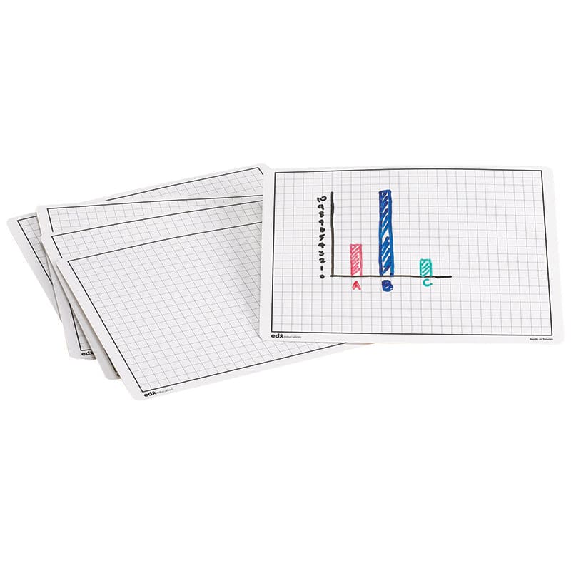 Write And Wipe Graphing Mats (Pack of 2) - Graphing - Didax