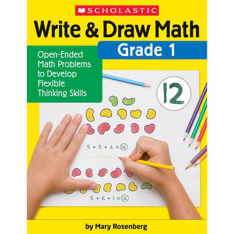 Write & Draw Math Grade 1 (Pack of 6) - Activity Books - Scholastic Teaching Resources