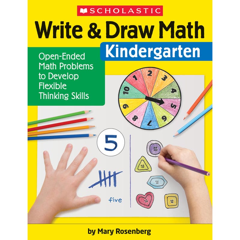 Write & Draw Math Grade K (Pack of 6) - Activity Books - Scholastic Teaching Resources