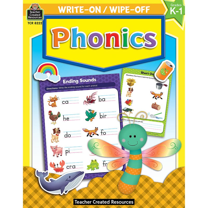 Write-On Wipe-Off Phonics (Pack of 10) - Phonics - Teacher Created Resources
