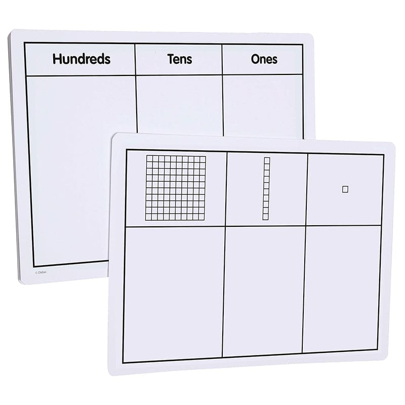 Writeon/Wipeoff Base 10 Blocks 10St (Pack of 2) - Base Ten - Didax